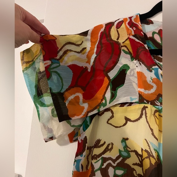 Vertigo Paris brand flowy top size M (J103) - Picture 3 of 10